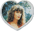 heart-shaped photo plaque